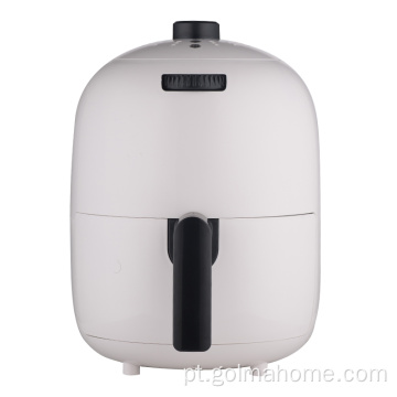 Fritadeira de ar elétrica 2,5L sem óleo Cozinha saudável Controles digitais Fritadeira doméstica removível para máquina de lavar louça